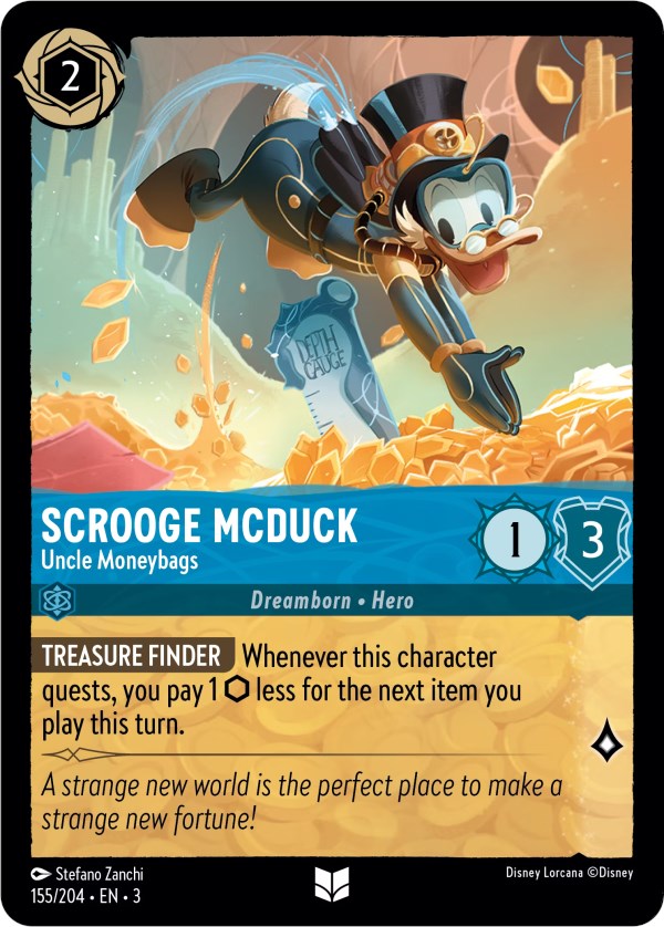 Scrooge McDuck - Uncle Moneybags (155/204) [Into the Inklands] | Deep Dive Games St. Marys