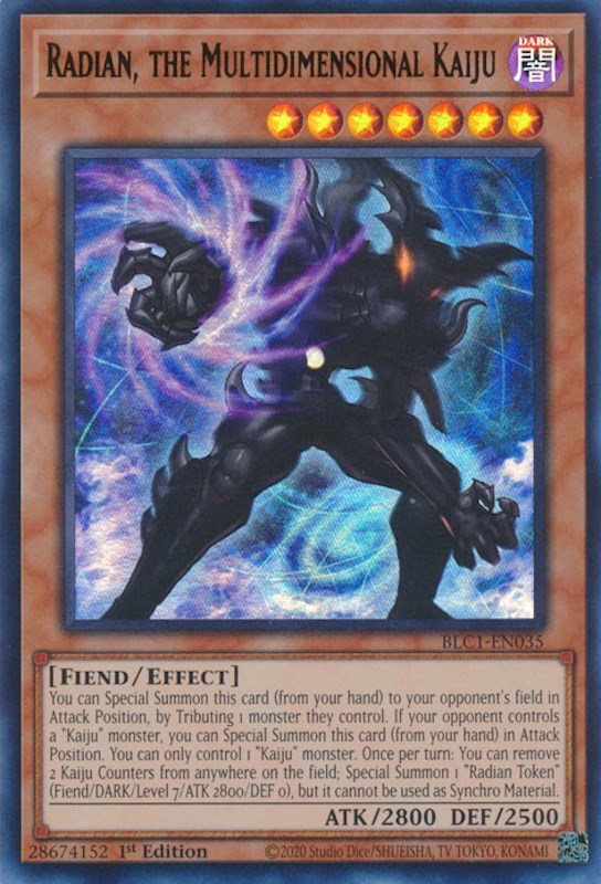 Radian, the Multidimensional Kaiju [BLC1-EN035] Ultra Rare | Deep Dive Games St. Marys