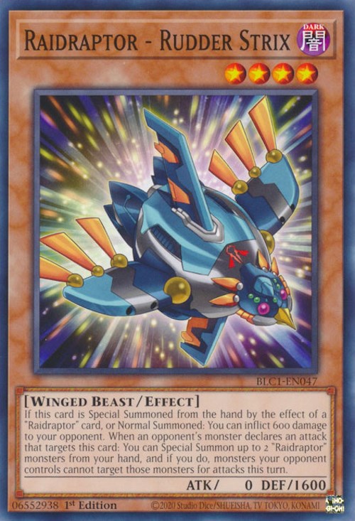 Raidraptor - Rudder Strix [BLC1-EN047] Common | Deep Dive Games St. Marys