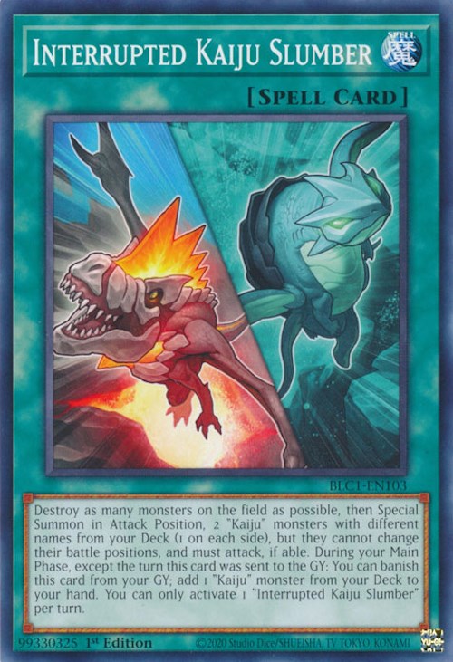 Interrupted Kaiju Slumber [BLC1-EN103] Common | Deep Dive Games St. Marys