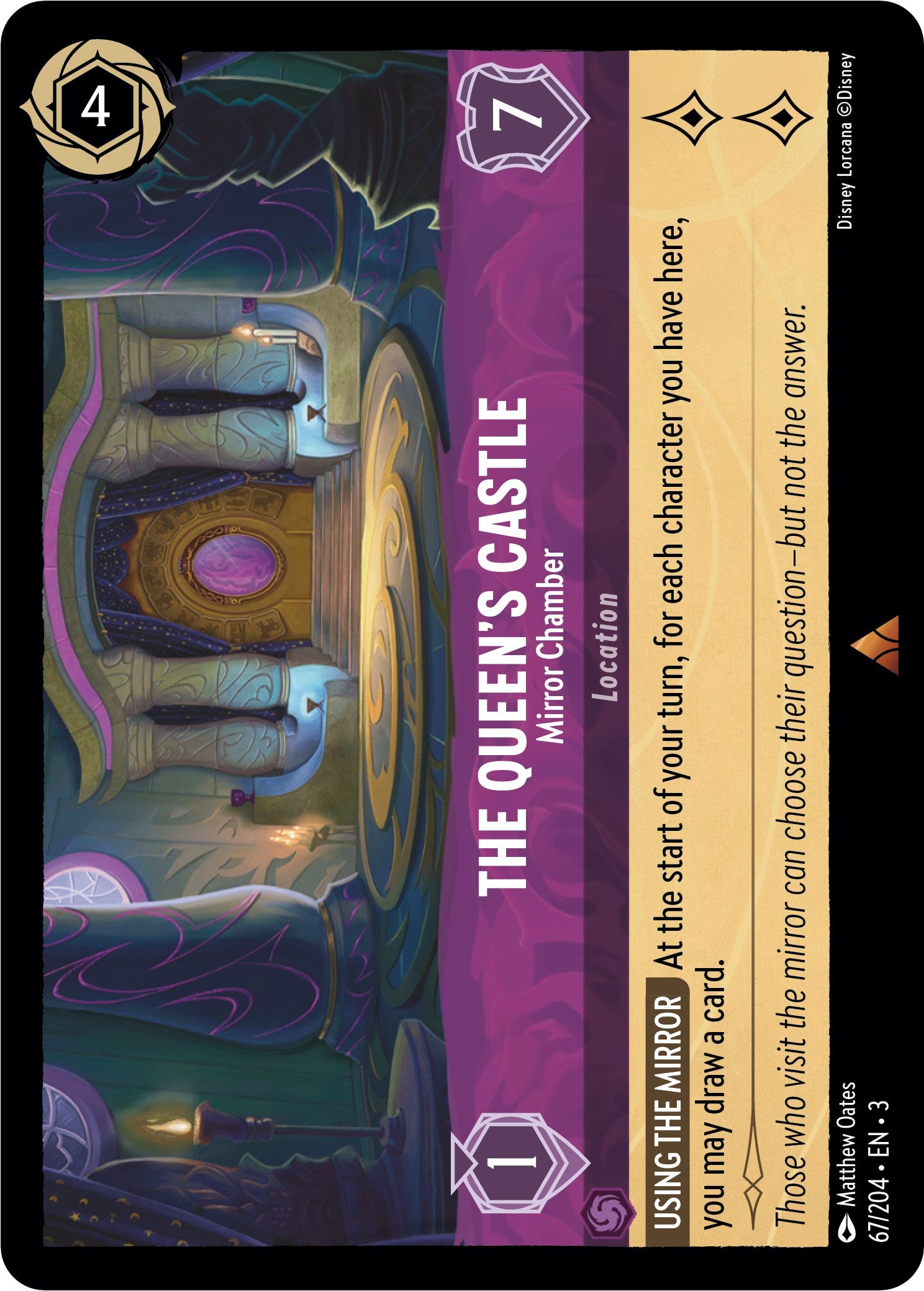 The Queen's Castle - Mirror Chamber (67/204) [Into the Inklands] | Deep Dive Games St. Marys