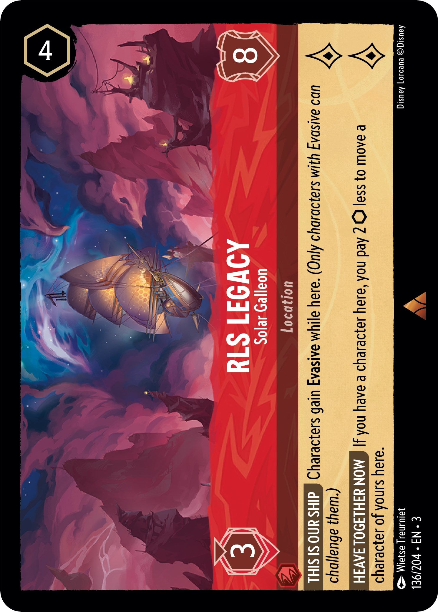 RLS Legacy - Solar Galleon (136/204) [Into the Inklands] | Deep Dive Games St. Marys