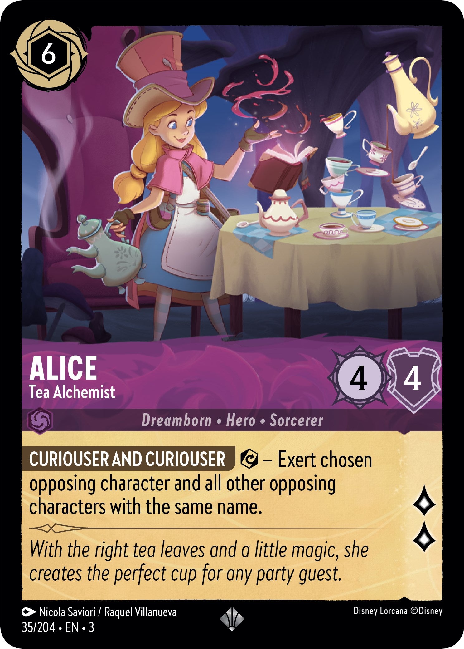 Alice - Tea Alchemist (35/204) [Into the Inklands] | Deep Dive Games St. Marys