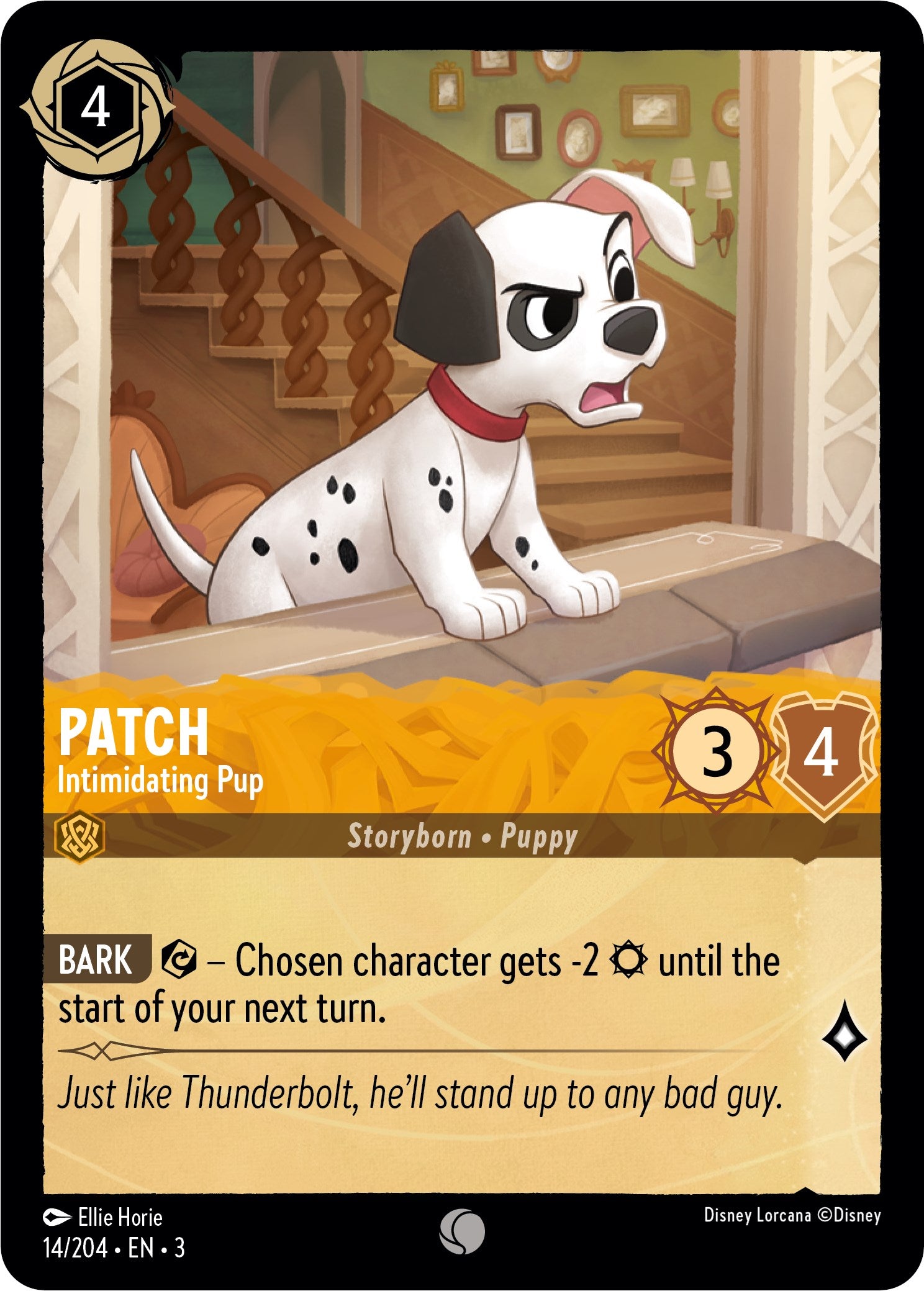 Patch - Intimidating Pup (14/204) [Into the Inklands] | Deep Dive Games St. Marys