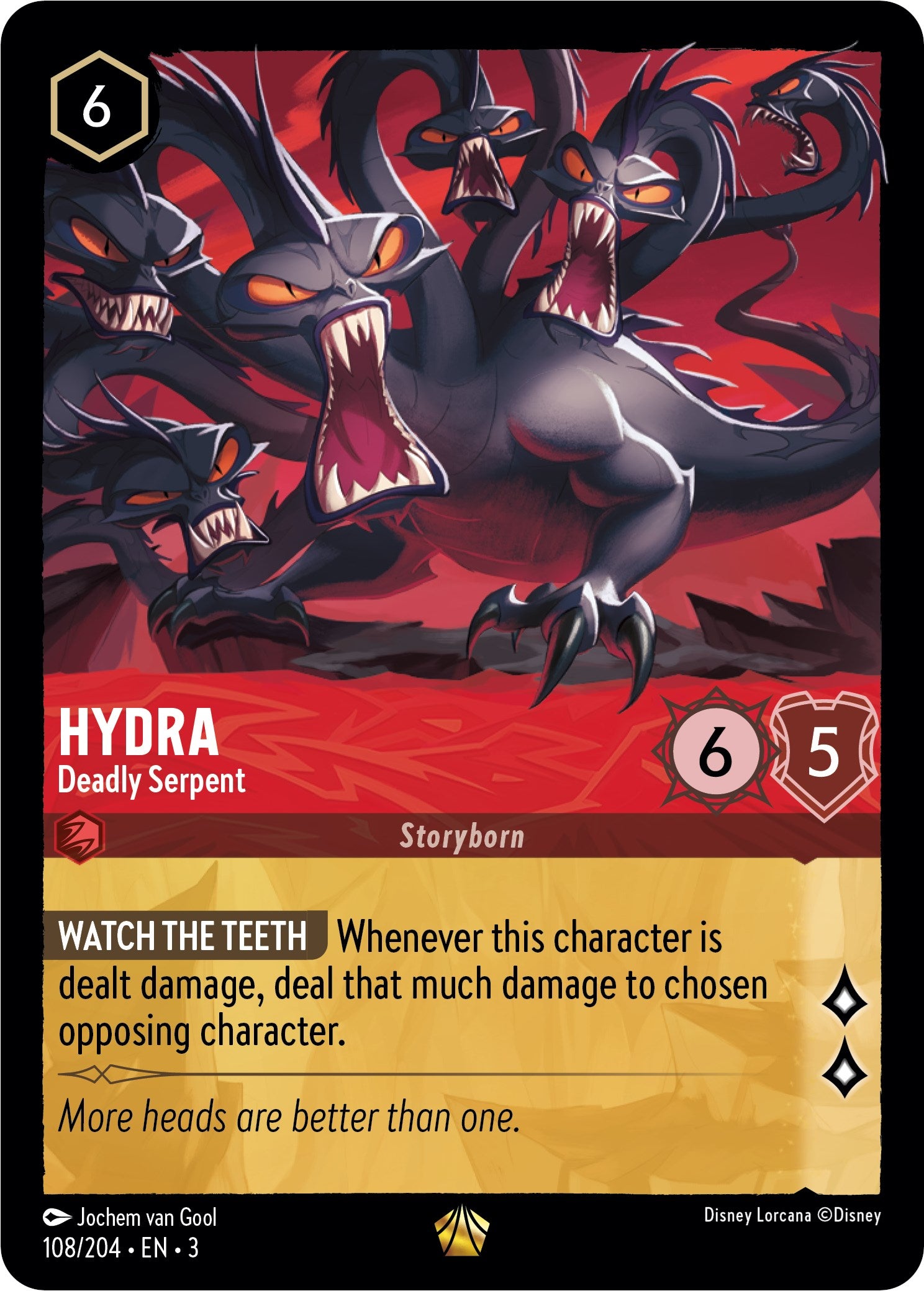 Hydra - Deadly Serpent (108/204) [Into the Inklands] | Deep Dive Games St. Marys