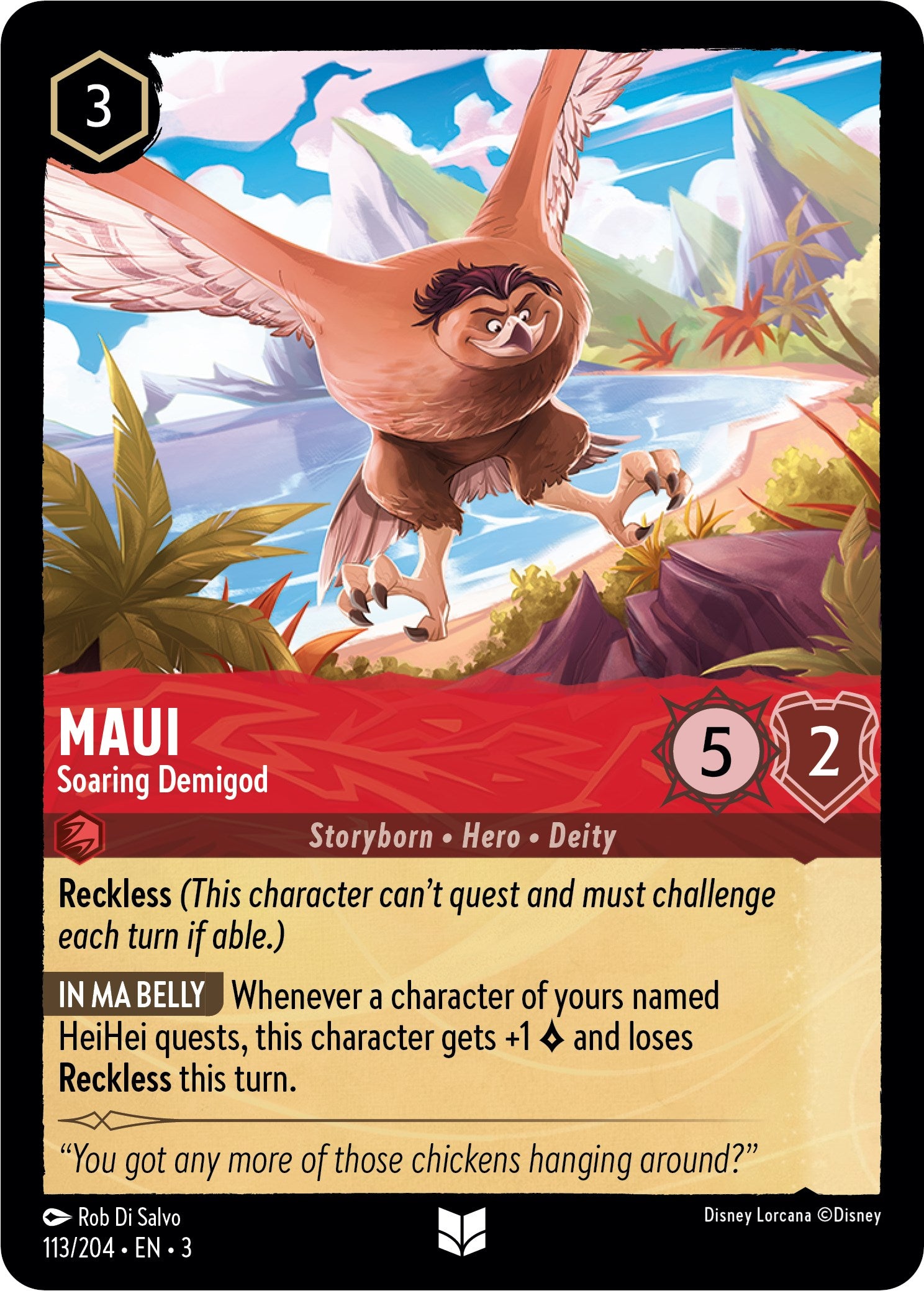 Maui - Soaring Demigod (113//204) [Into the Inklands] | Deep Dive Games St. Marys