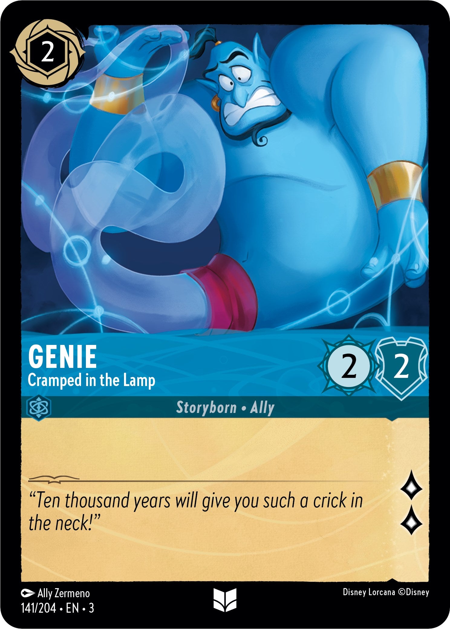 Genie - Cramped in the Lamp (141//204) [Into the Inklands] | Deep Dive Games St. Marys