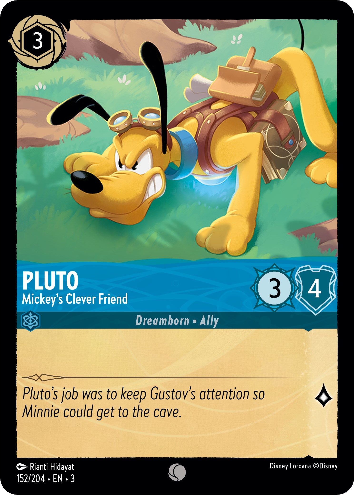Pluto - Mickey's Clever Friend (152/204) [Into the Inklands] | Deep Dive Games St. Marys