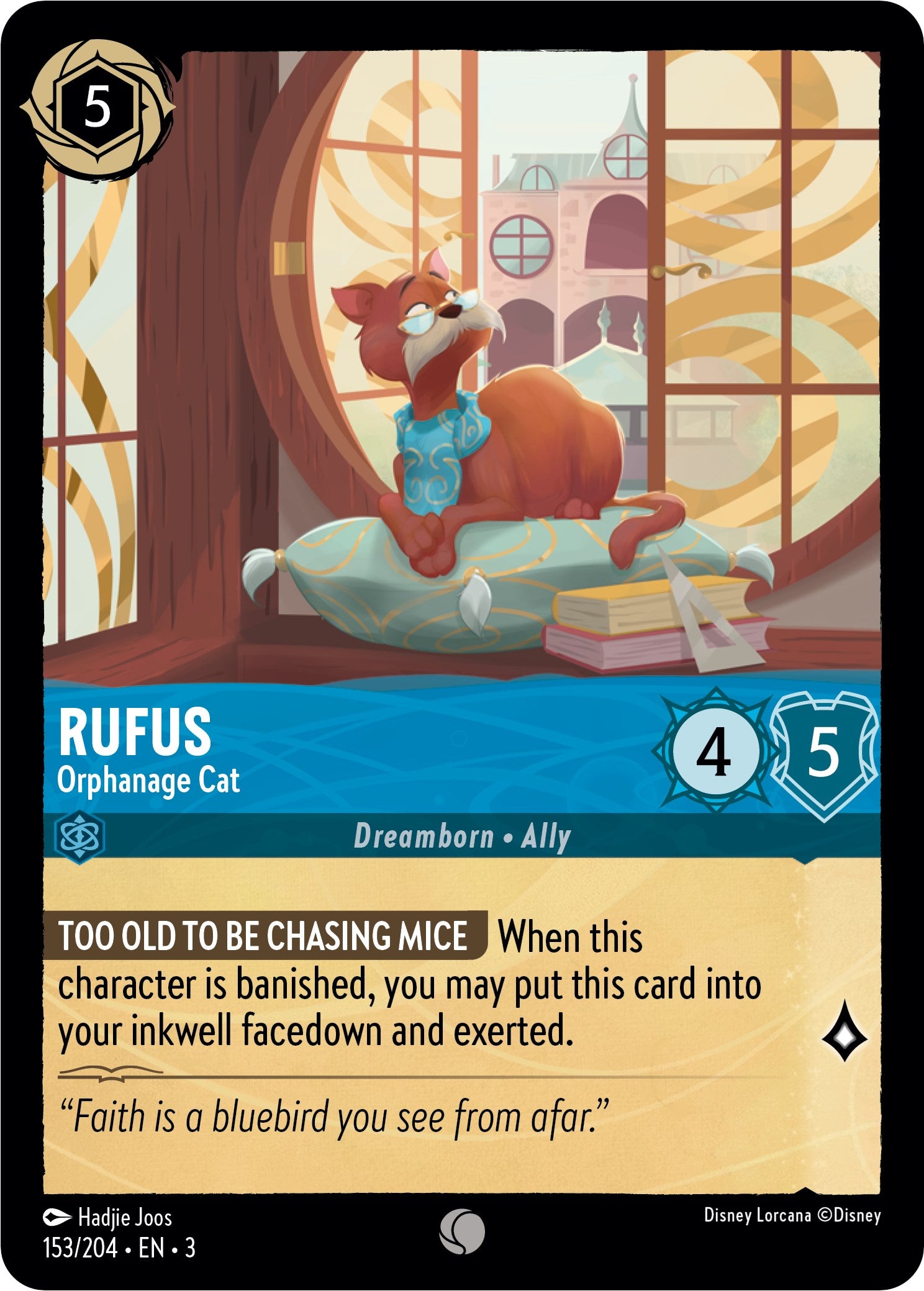 Rufus - Orphanage Cat (153/204) [Into the Inklands] | Deep Dive Games St. Marys