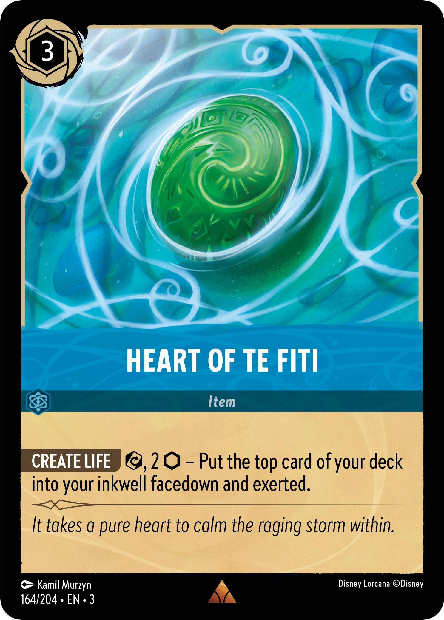Heart of Te Fiti (164//204) [Into the Inklands] | Deep Dive Games St. Marys