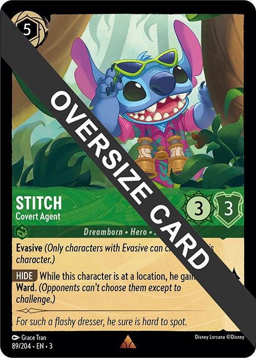 Stitch - Covert Agent (Oversized) (89//204) [Into the Inklands] | Deep Dive Games St. Marys
