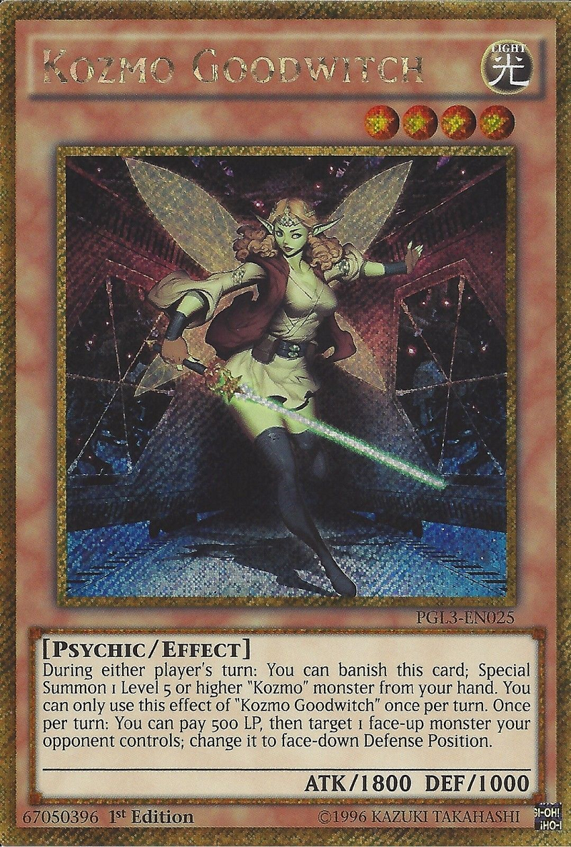 Kozmo Goodwitch [PGL3-EN025] Gold Secret Rare | Deep Dive Games St. Marys