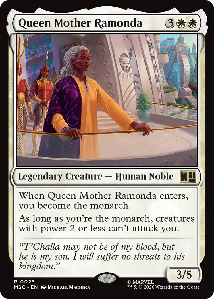 Queen Mother Ramonda (Surge Foil) [Marvel Super Heroes Commander] | Deep Dive Games St. Marys