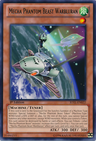 Mecha Phantom Beast Warbluran [JOTL-EN022] Rare | Deep Dive Games St. Marys