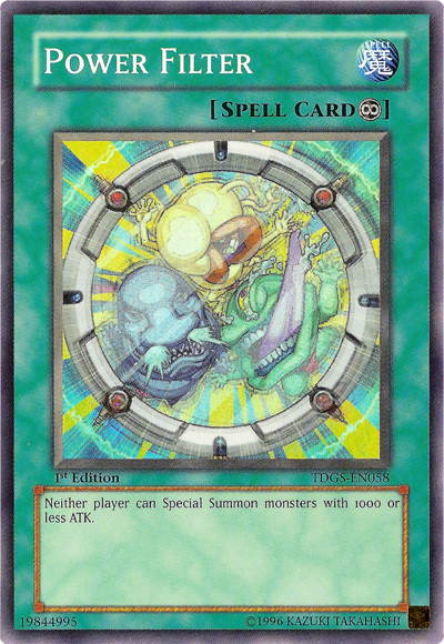 Power Filter [TDGS-EN058] Super Rare | Deep Dive Games St. Marys