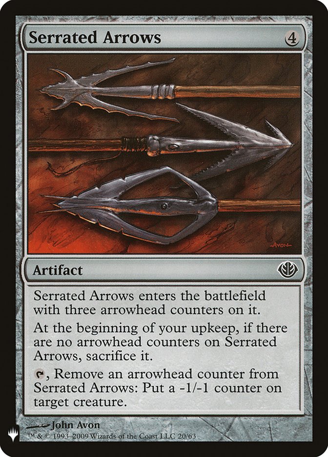 Serrated Arrows [Mystery Booster] | Deep Dive Games St. Marys