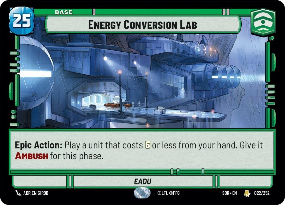 Energy Conversion Lab (022/252) [Spark of Rebellion] | Deep Dive Games St. Marys