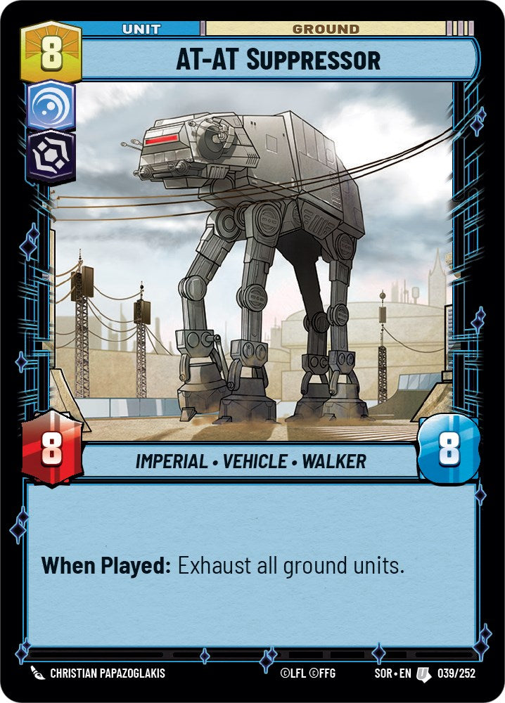 AT-AT Suppressor (039/252) [Spark of Rebellion] | Deep Dive Games St. Marys