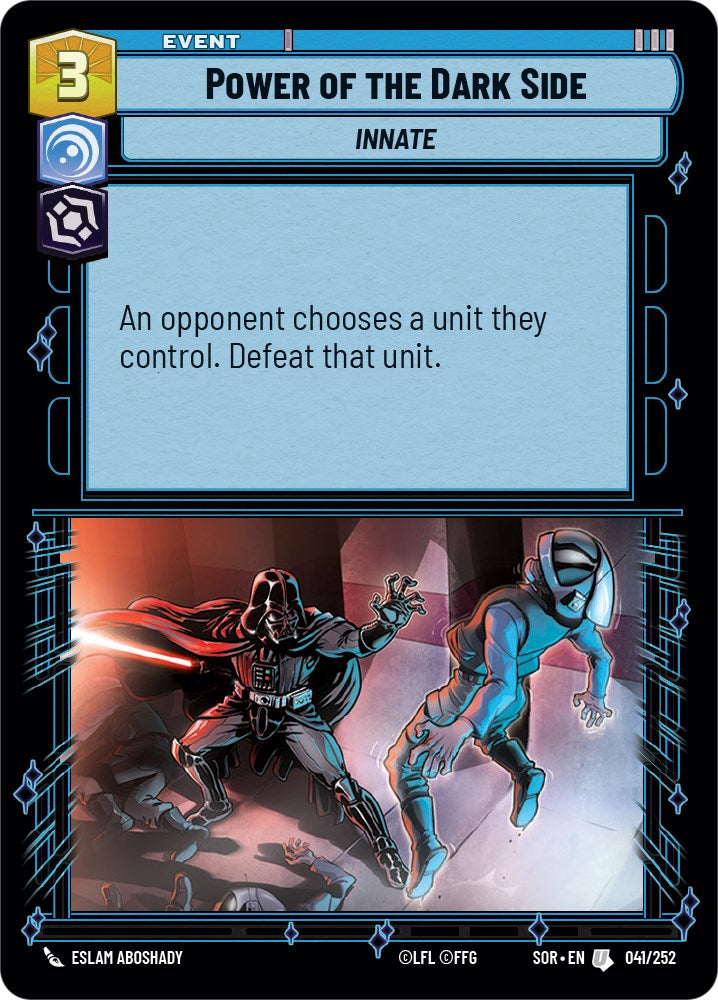 Power of the Dark Side (041/252) [Spark of Rebellion] | Deep Dive Games St. Marys
