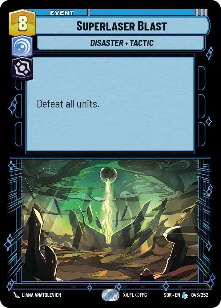 Superlaser Blast (043/252) [Spark of Rebellion] | Deep Dive Games St. Marys