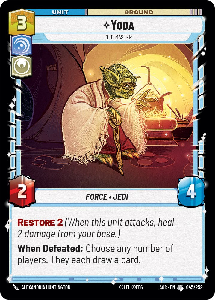Yoda - Old Master (045/252) [Spark of Rebellion] | Deep Dive Games St. Marys