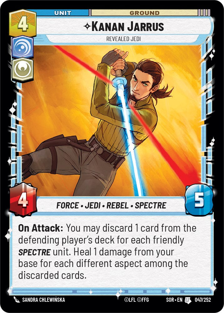 Kanan Jarrus - Revealed Jedi (047/252) [Spark of Rebellion] | Deep Dive Games St. Marys