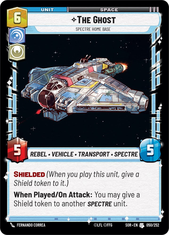 The Ghost - Spectre Home Base (050/252) [Spark of Rebellion] | Deep Dive Games St. Marys