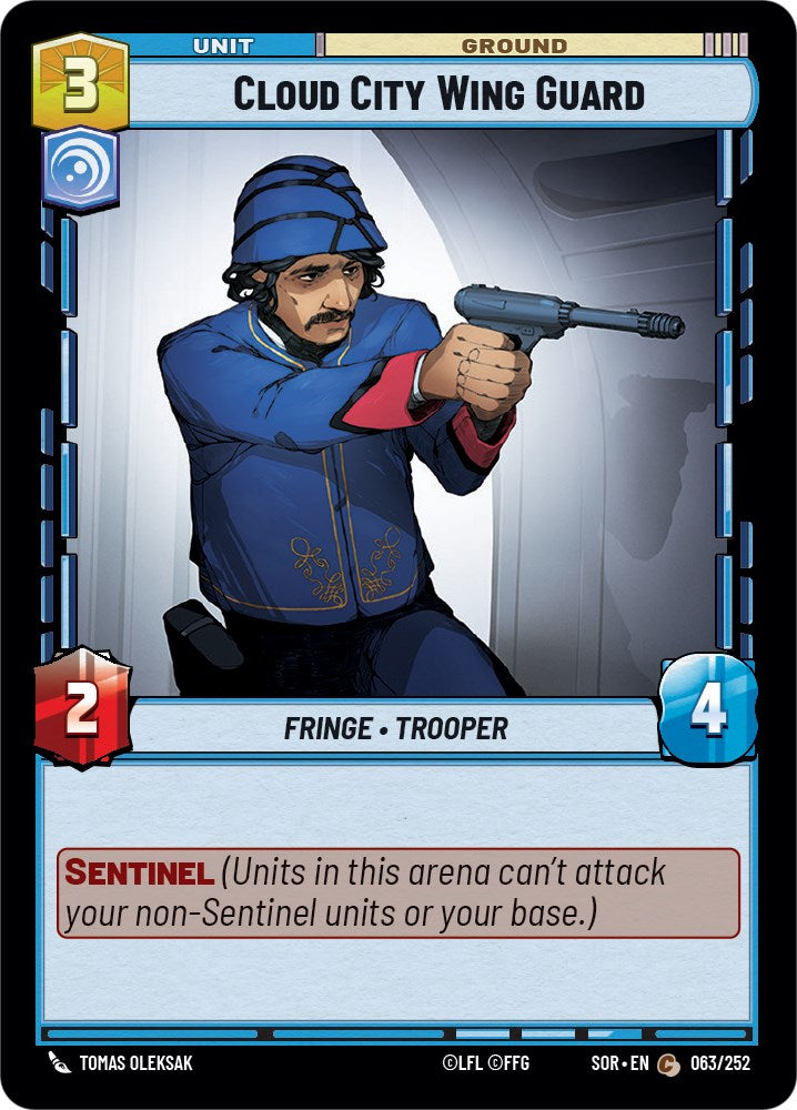 Cloud City Wing Guard (063/252) [Spark of Rebellion] | Deep Dive Games St. Marys