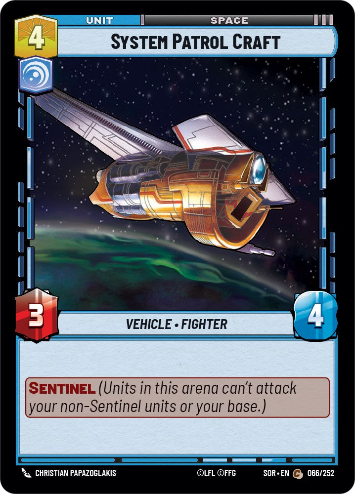 System Patrol Craft (066/252) [Spark of Rebellion] | Deep Dive Games St. Marys