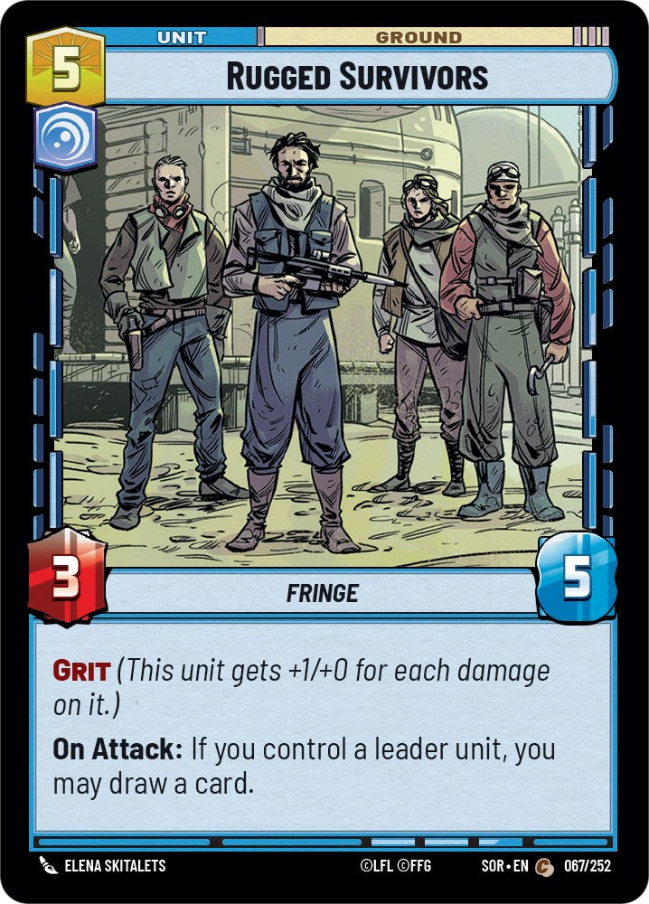 Rugged Survivors (067/252) [Spark of Rebellion] | Deep Dive Games St. Marys