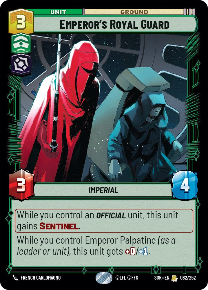 Emperor's Royal Guard (082/252) [Spark of Rebellion] | Deep Dive Games St. Marys