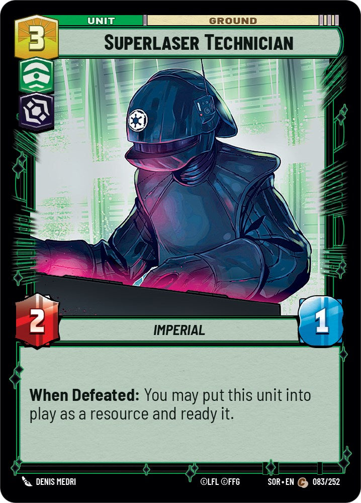 Superlaser Technician (083/252) [Spark of Rebellion] | Deep Dive Games St. Marys