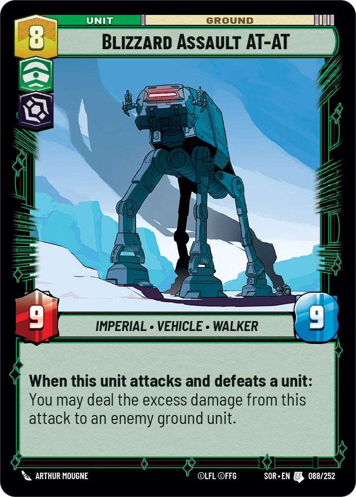 Blizzard Assault AT-AT (088/252) [Spark of Rebellion] | Deep Dive Games St. Marys