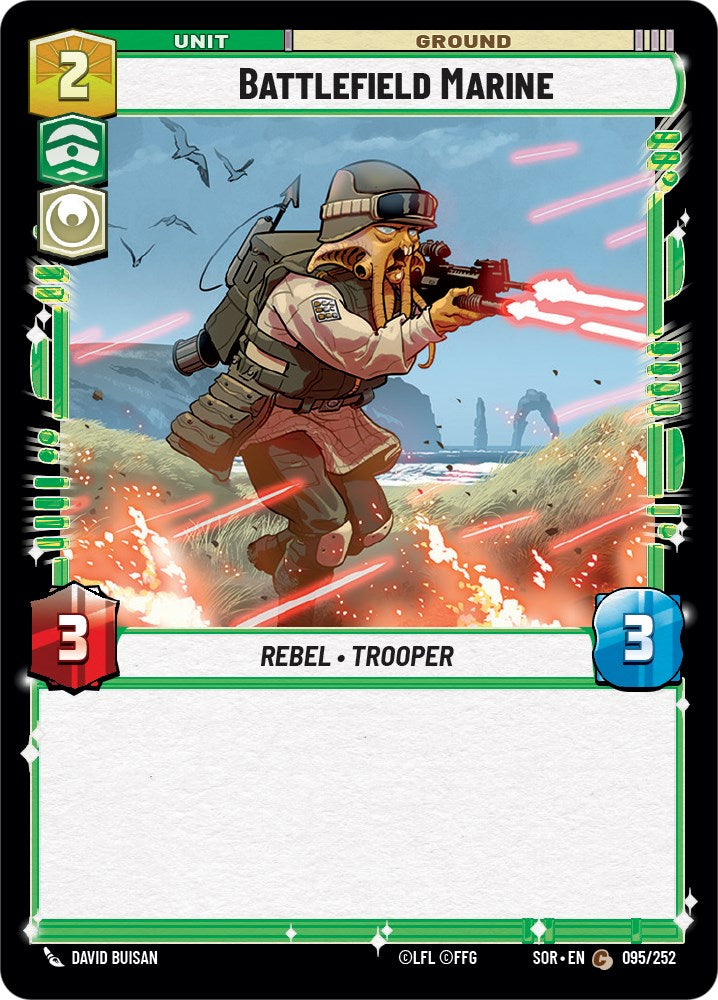 Battlefield Marine (095/252) [Spark of Rebellion] | Deep Dive Games St. Marys