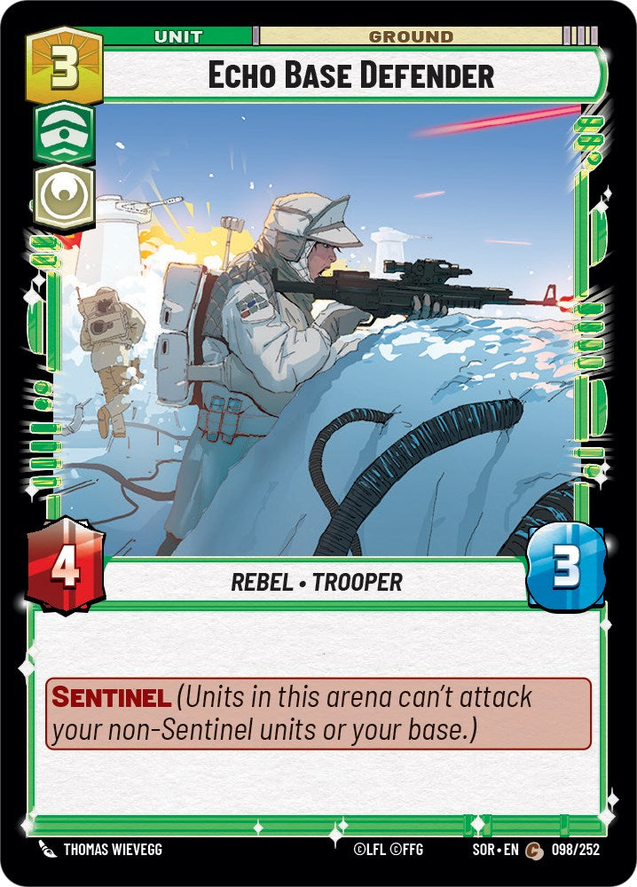 Echo Base Defender (098/252) [Spark of Rebellion] | Deep Dive Games St. Marys