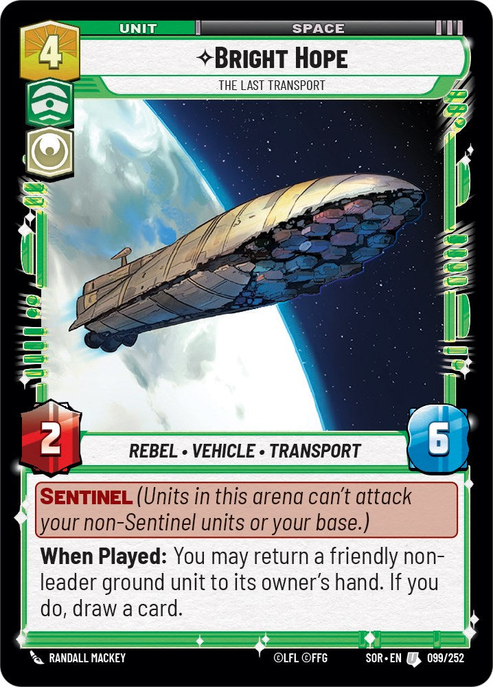 Bright Hope - The Last Transport (099/252) [Spark of Rebellion] | Deep Dive Games St. Marys