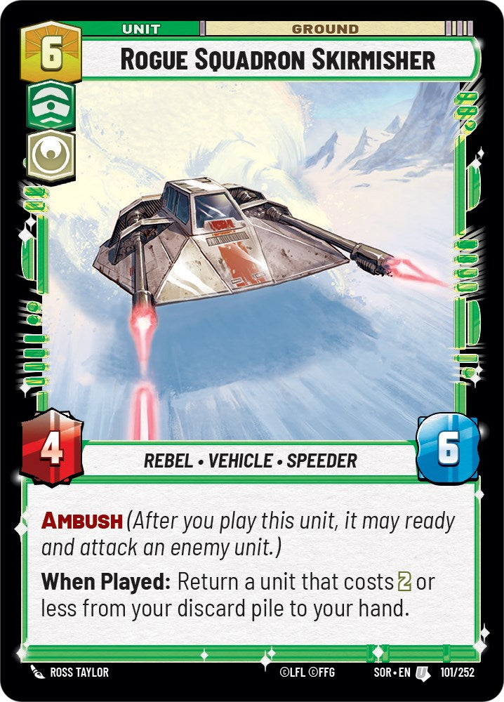 Rogue Squadron Skirmisher (101/252) [Spark of Rebellion] | Deep Dive Games St. Marys