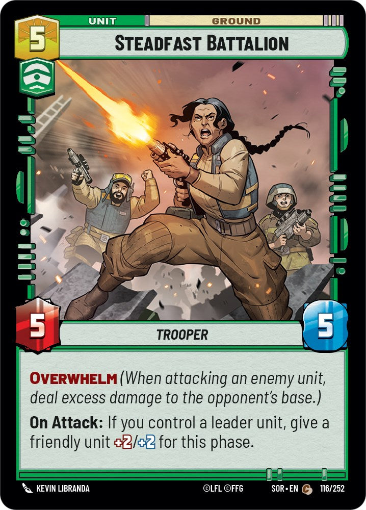 Steadfast Battalion (116/252) [Spark of Rebellion] | Deep Dive Games St. Marys
