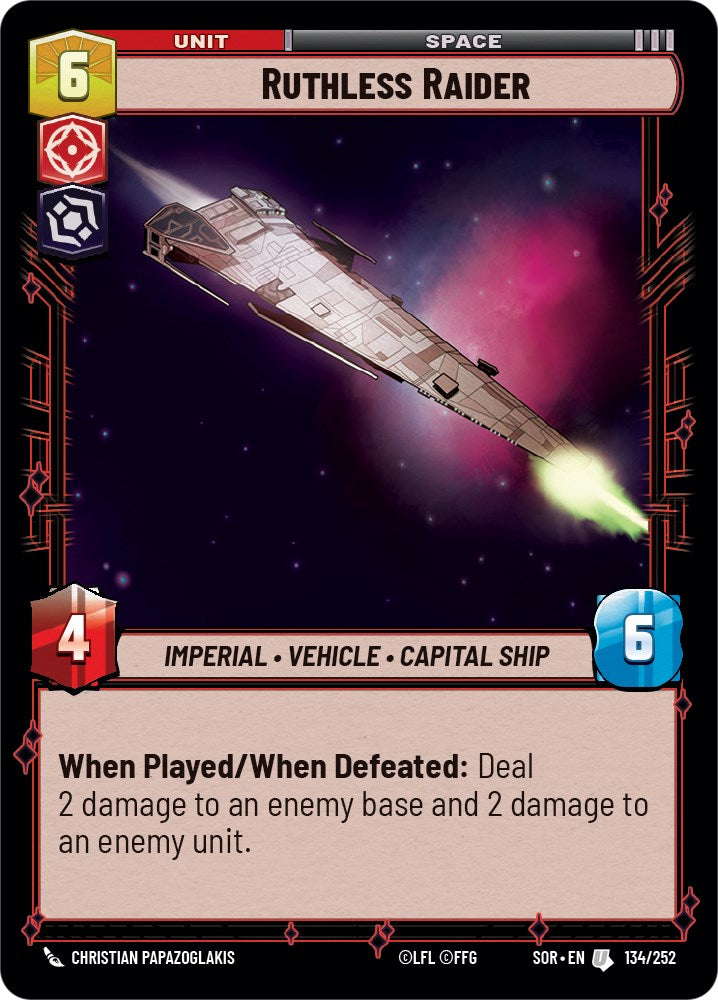 Ruthless Raider (134/252) [Spark of Rebellion] | Deep Dive Games St. Marys