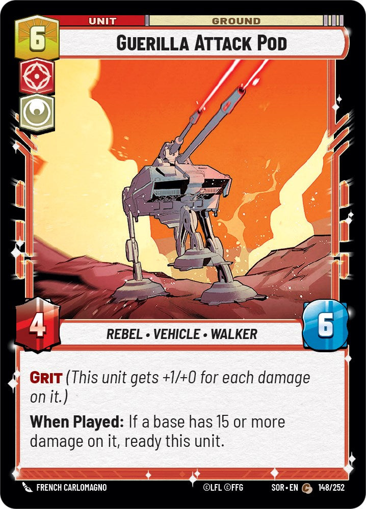 Guerilla Attack Pod (148/252) [Spark of Rebellion] | Deep Dive Games St. Marys