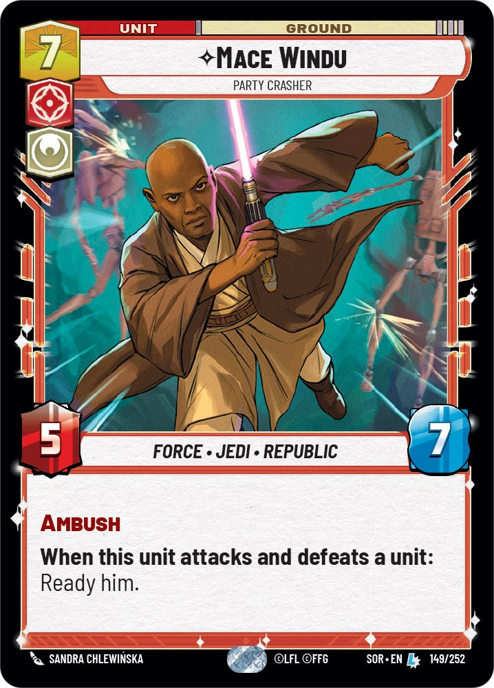 Mace Windu - Party Crasher (149/252) [Spark of Rebellion] | Deep Dive Games St. Marys