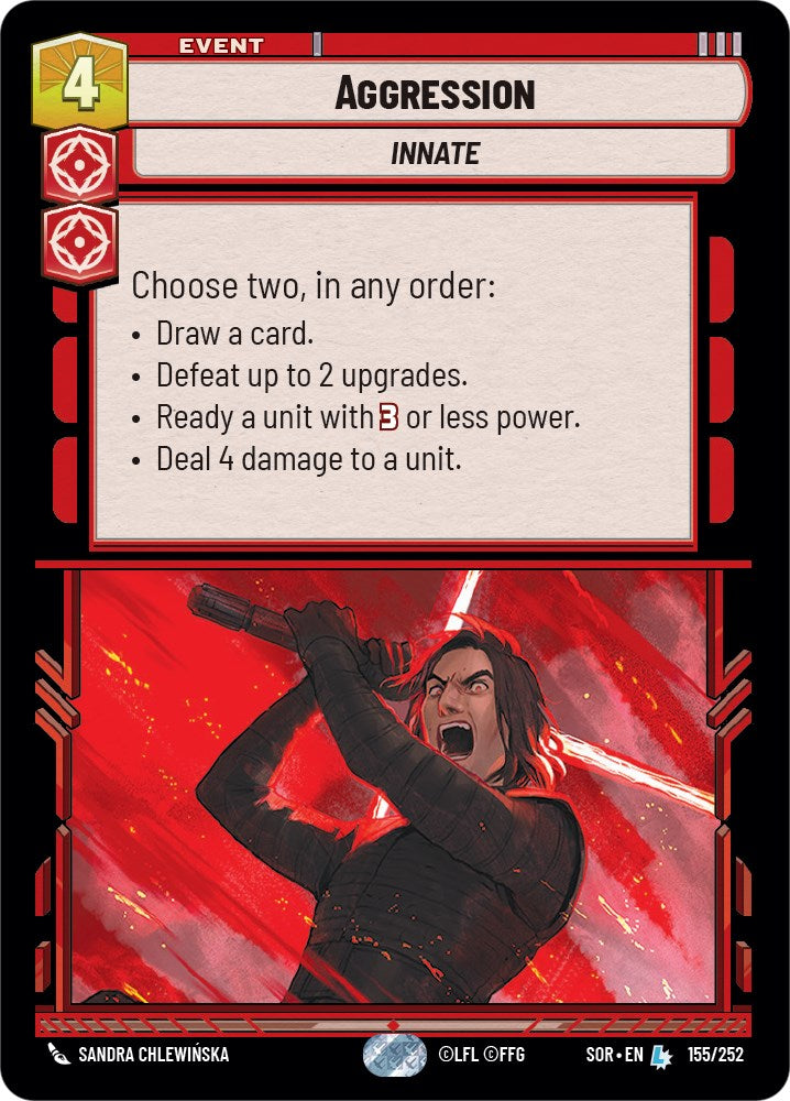 Aggression (155/252) [Spark of Rebellion] | Deep Dive Games St. Marys