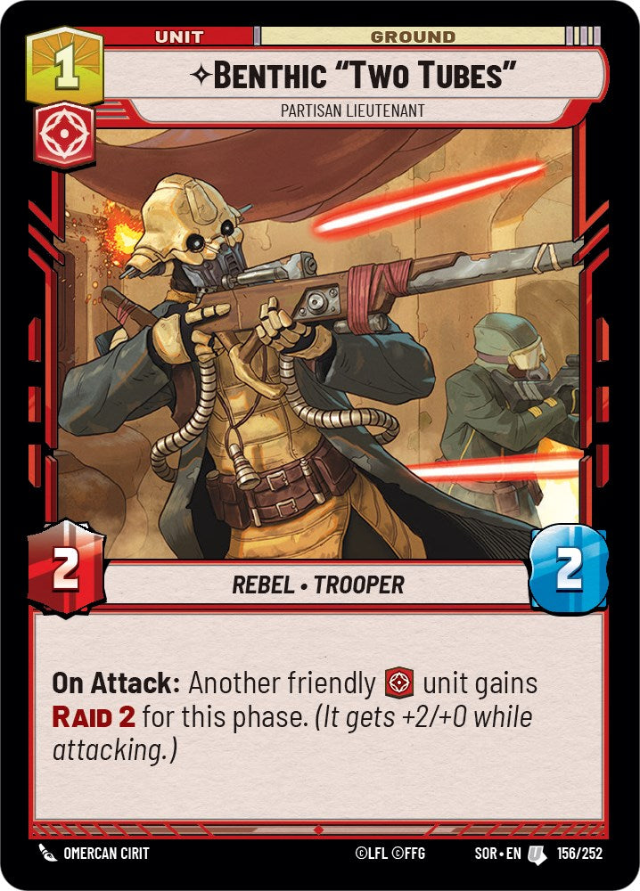Benthic "Two Tubes" - Partisan Lieutenant (156/252) [Spark of Rebellion] | Deep Dive Games St. Marys