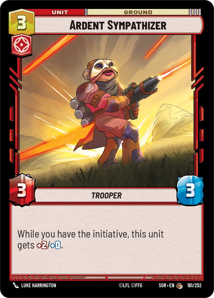 Ardent Sympathizer (161/252) [Spark of Rebellion] | Deep Dive Games St. Marys