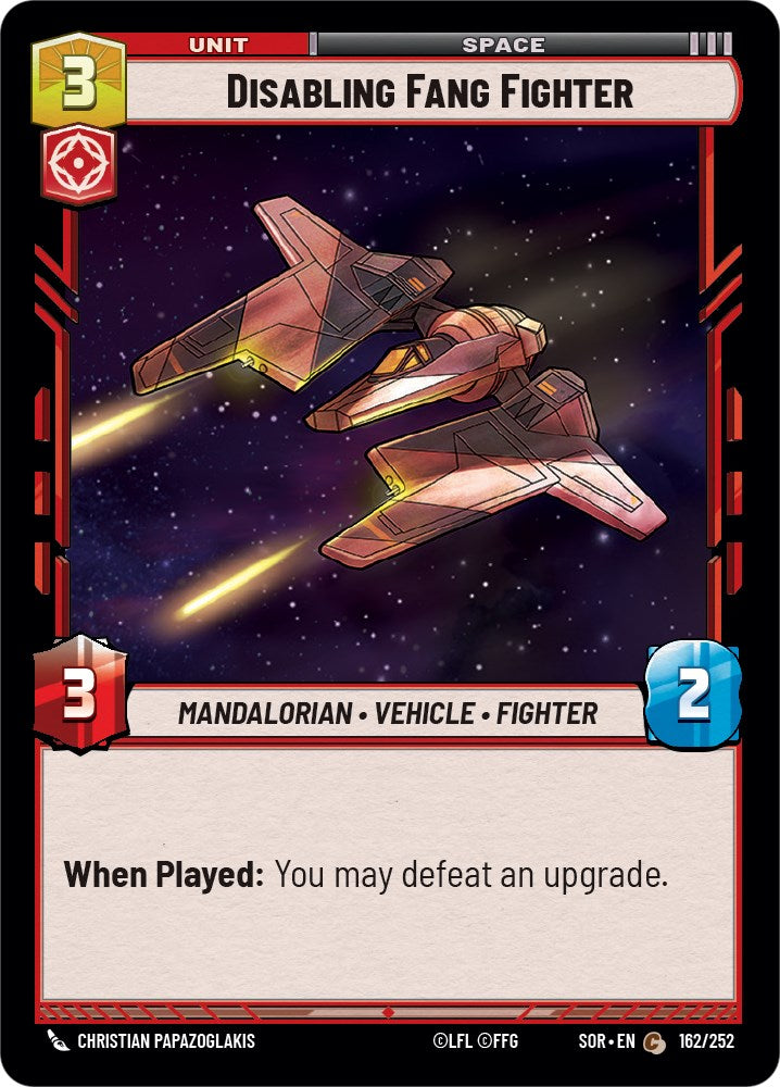 Disabling Fang Fighter (162/252) [Spark of Rebellion] | Deep Dive Games St. Marys