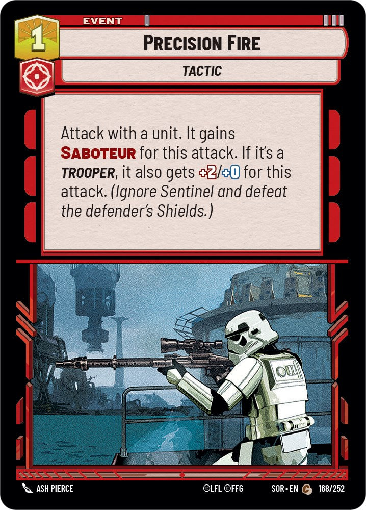 Precision Fire (168/252) [Spark of Rebellion] | Deep Dive Games St. Marys