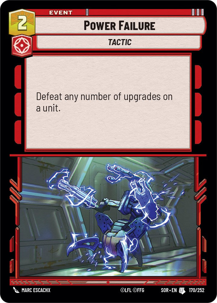 Power Failure (170/252) [Spark of Rebellion] | Deep Dive Games St. Marys