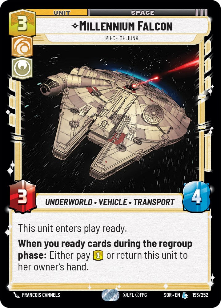 Millennium Falcon - Piece of Junk (193/252) [Spark of Rebellion] | Deep Dive Games St. Marys