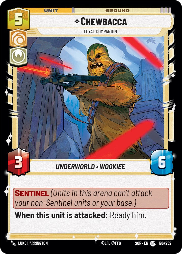 Chewbacca - Loyal Companion (196/252) [Spark of Rebellion] | Deep Dive Games St. Marys