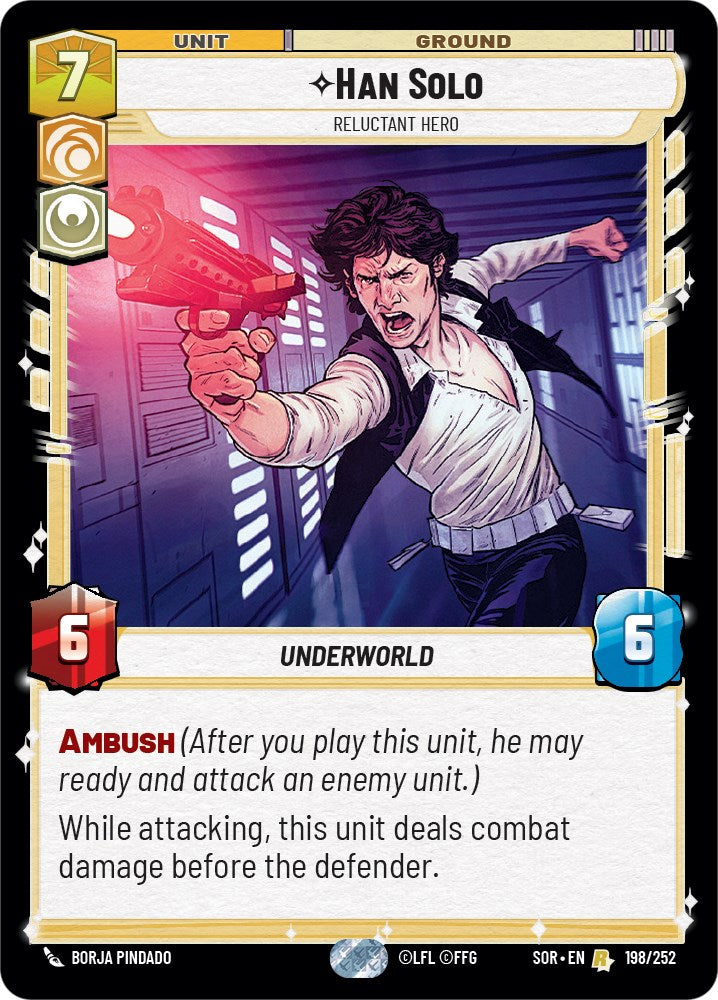 Han Solo - Relunctant Hero (198/252) [Spark of Rebellion] | Deep Dive Games St. Marys